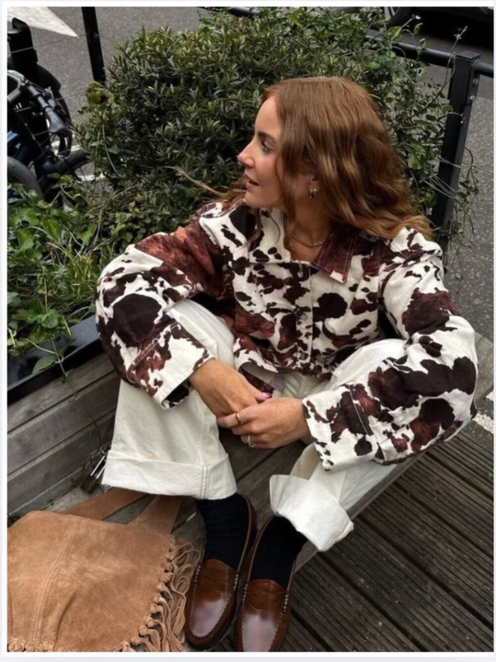 Free People We The Free Calico Flannel Western Shirt NWT